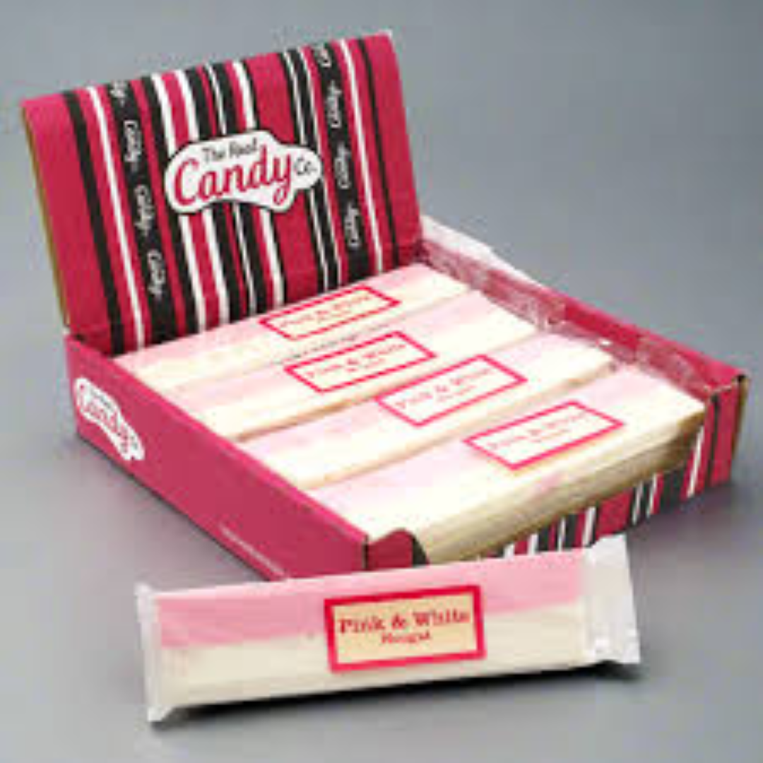 THE REAL CANDY CO PINK & WHITE  NOUG 150G